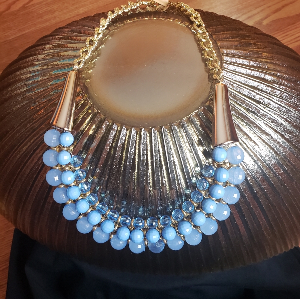 BLUE Sphere Necklace